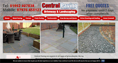 Desktop Screenshot of centralpavingtelford.co.uk
